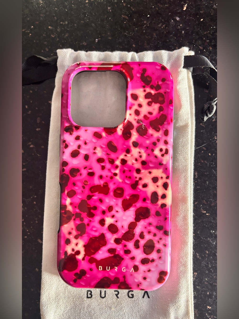 Orchid" iPhone case from the brand BURGA IPHONE 16 Pro brand new